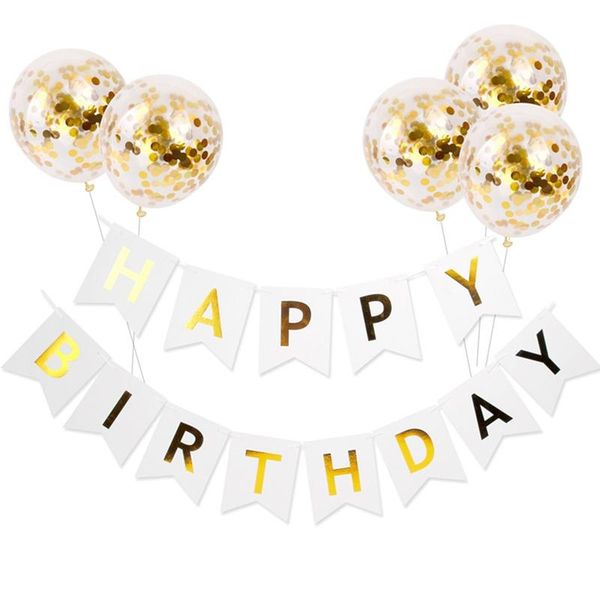 party decoration 1 set happy birthday letter banner rose gold confetti balloons baby shower decorations boy girl kids favors
party decoration 1 set happy birthday letter banner rose gold confetti balloons baby shower decorations boy girl kids favors