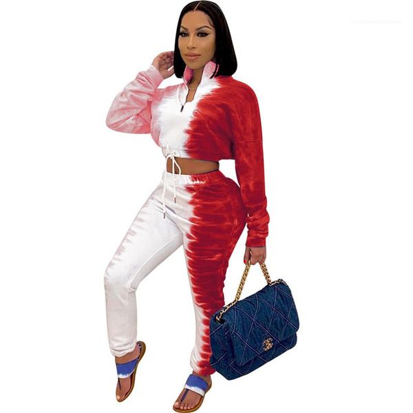 pants casual tie dye printed womens tracksuits slim bandage womens clothes fashion lepal neck womens two piece, White
pants casual tie dye printed womens tracksuits slim bandage womens clothes fashion lepal neck womens two piece, White
