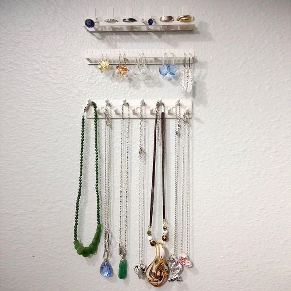 hooks & rails adhesive sticker paste hanging wall jewelry display storage organizer for necklace ring earring hook holder stand
hooks & rails adhesive sticker paste hanging wall jewelry display storage organizer for necklace ring earring hook holder stand