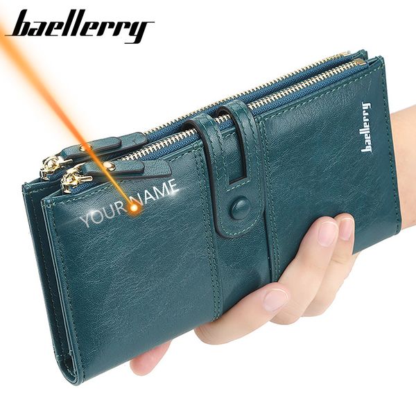 2020 name engrave women wallets fashion long leather card holder classic female purse zipper brand wallet for women c1115, Red;black
2020 name engrave women wallets fashion long leather card holder classic female purse zipper brand wallet for women c1115, Red;black