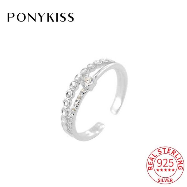 cluster rings ponykiss romantic s925 sterling silver double layer zircon adjustable openning ring women jewelry prevent allergy accessory, Golden;silver
cluster rings ponykiss romantic s925 sterling silver double layer zircon adjustable openning ring women jewelry prevent allergy accessory, Golden;silver