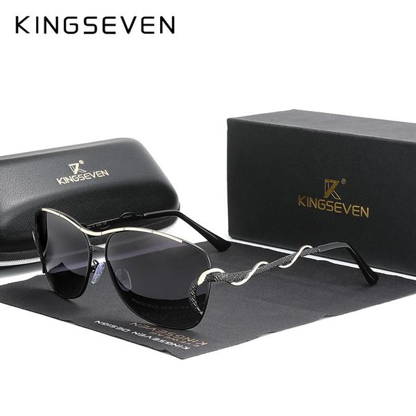 sunglasses kingseven vintage women's glasses gradient lens polarized women brand design uv400 oversized shade lentes de sol, White;black
sunglasses kingseven vintage women's glasses gradient lens polarized women brand design uv400 oversized shade lentes de sol, White;black