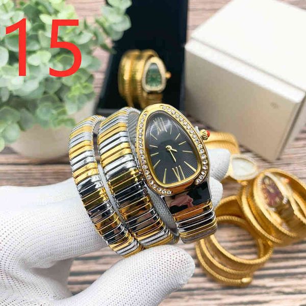 women's watches luxury brand fashion casual high-end snake shape dress women steel quartz ladies bracelet diamonds watch clock 220223, Slivery;golden
women's watches luxury brand fashion casual high-end snake shape dress women steel quartz ladies bracelet diamonds watch clock 220223, Slivery;golden