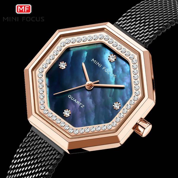 minifocus 2020 new watch for women quartz analog clock brand luxury dress lady watches mesh strap elegant wristwatches, Slivery;brown
minifocus 2020 new watch for women quartz analog clock brand luxury dress lady watches mesh strap elegant wristwatches, Slivery;brown