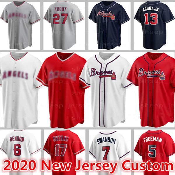 13 ronald acuna jr 27 mike trout jersey angel dansby swanson ozzie albies shohei ohtani dale murphy an soroka braves baseball jersey, Blue;black
13 ronald acuna jr 27 mike trout jersey angel dansby swanson ozzie albies shohei ohtani dale murphy an soroka braves baseball jersey, Blue;black