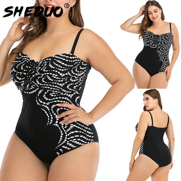 plus size swimwear women monokini padded string bathing suit bodysuit female large size swimsuit 6xl q1206, White;black
plus size swimwear women monokini padded string bathing suit bodysuit female large size swimsuit 6xl q1206, White;black