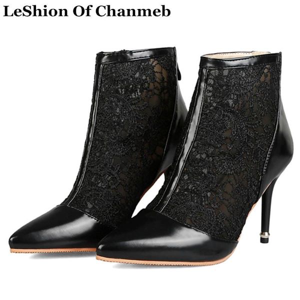 elegant large size 47 ankle boots for spring autumn summer lace mesh high heels pointy toe shoes women black white booties lady
elegant large size 47 ankle boots for spring autumn summer lace mesh high heels pointy toe shoes women black white booties lady