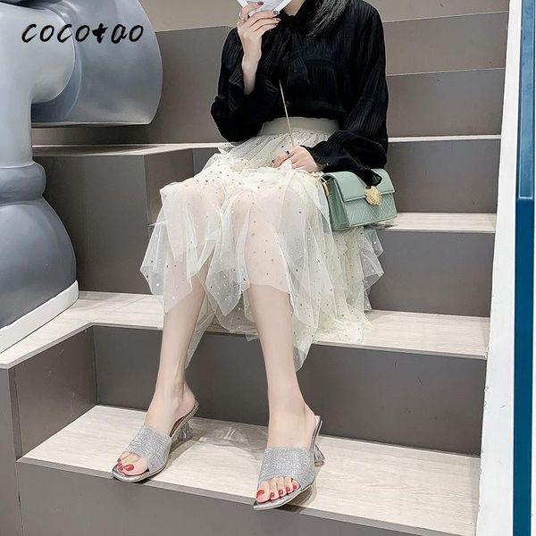 slippers sandals and women 2021 wear temperament fashion ins tide fairy style transparent heel1, Black
slippers sandals and women 2021 wear temperament fashion ins tide fairy style transparent heel1, Black