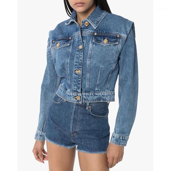 5.24 2020 new women fashion vintage turn-down collar long sleeve single breasted temperament denim jacket coat1, Black;brown
5.24 2020 new women fashion vintage turn-down collar long sleeve single breasted temperament denim jacket coat1, Black;brown