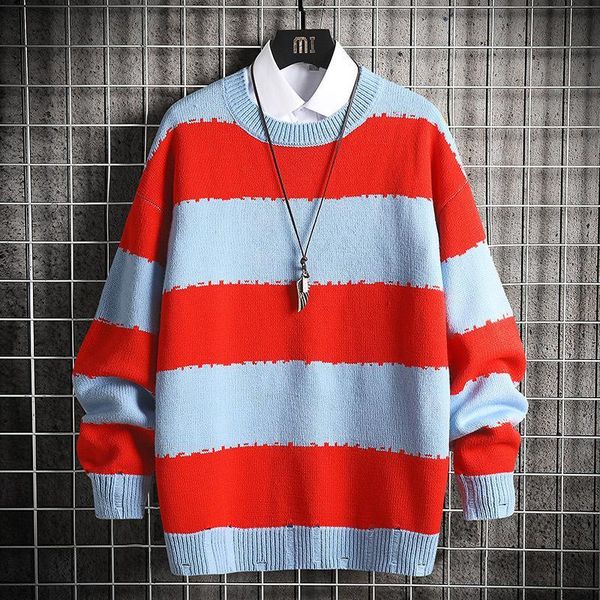 mens striped sweater casual loog sleeve patchwork sweater loose coat streetwear autumn pullover male fashion clothes kg-200, White;black
mens striped sweater casual loog sleeve patchwork sweater loose coat streetwear autumn pullover male fashion clothes kg-200, White;black