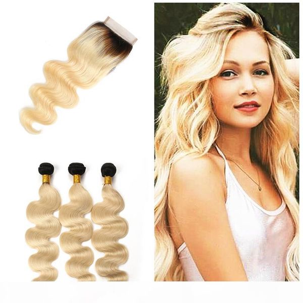 dark roots blonde t1b 613 ombre virgin body wave peruvian hair with closure 3 bundles with 1 closure 4pcs lot human unprocess hair, Black;brown
dark roots blonde t1b 613 ombre virgin body wave peruvian hair with closure 3 bundles with 1 closure 4pcs lot human unprocess hair, Black;brown