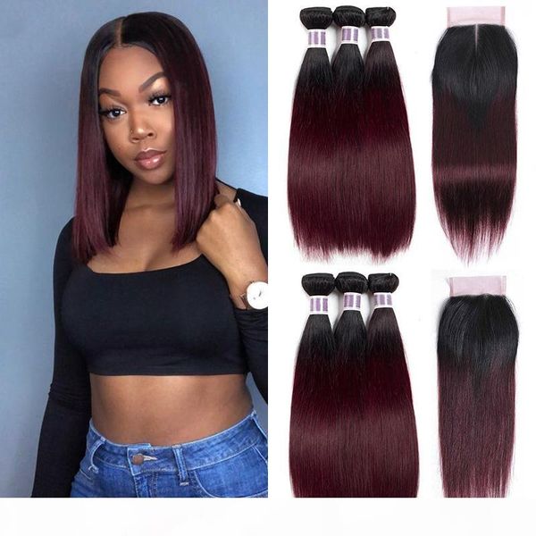 straight 1b 99j red wine ombre human hair weaves 4x4 middle part and part lace closure with 3pcs bundles pre-colored non-remy hair, Black;brown
straight 1b 99j red wine ombre human hair weaves 4x4 middle part and part lace closure with 3pcs bundles pre-colored non-remy hair, Black;brown