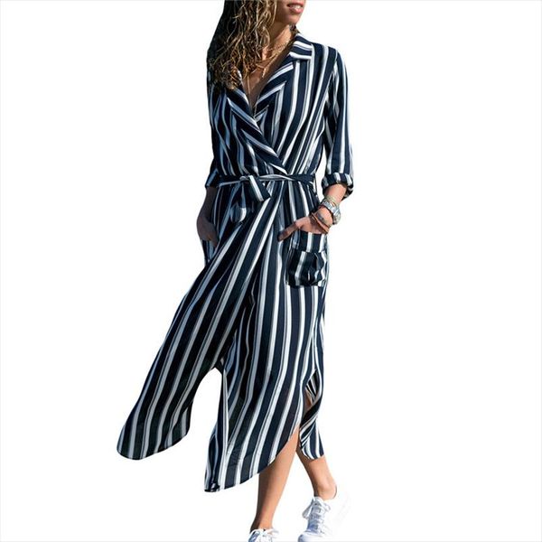 autumn women dress 2020 fashion striped ladies dress casual elegant long sleeve irregular hem midi shirt dresses party 3xl, Black;gray
autumn women dress 2020 fashion striped ladies dress casual elegant long sleeve irregular hem midi shirt dresses party 3xl, Black;gray