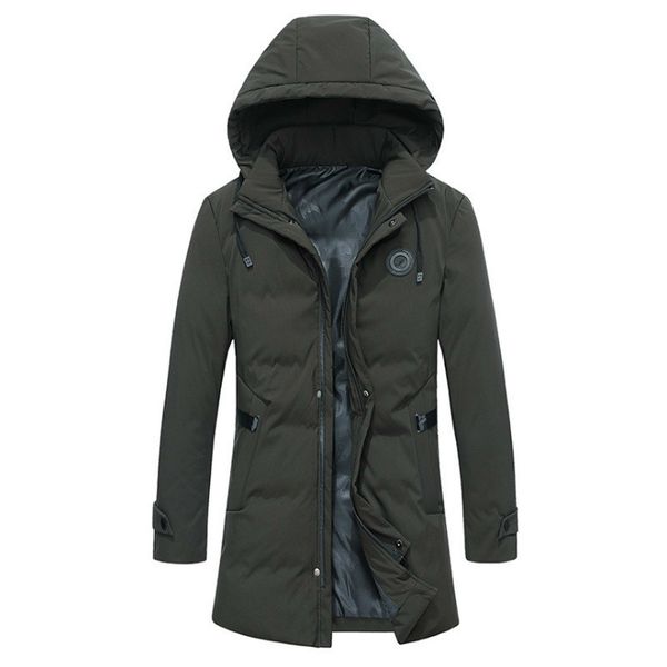 cotton-quilted long clothes with thick winter hood down casual warm men's fashion new jacket 2020 uqzv, Black
cotton-quilted long clothes with thick winter hood down casual warm men's fashion new jacket 2020 uqzv, Black