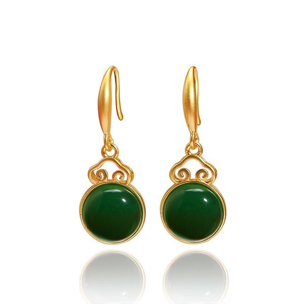 dangle & chandelier 14k yellow gold jade drop earring for women hetian earrings female retro auspicious cloud chalcedony fine jewelry, Silver
dangle & chandelier 14k yellow gold jade drop earring for women hetian earrings female retro auspicious cloud chalcedony fine jewelry, Silver
