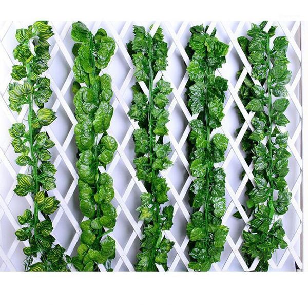 2m long simulation plants green ivy leaf fake flower artificial hanging plants grape vine home wedding garden decoration1
2m long simulation plants green ivy leaf fake flower artificial hanging plants grape vine home wedding garden decoration1
