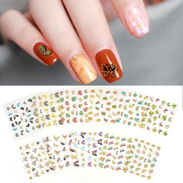 24 sheets/set 3d butterfly stickers designs for nail self-adhesive nail art transfer accessories diy decals manicure decoration, Black
24 sheets/set 3d butterfly stickers designs for nail self-adhesive nail art transfer accessories diy decals manicure decoration, Black