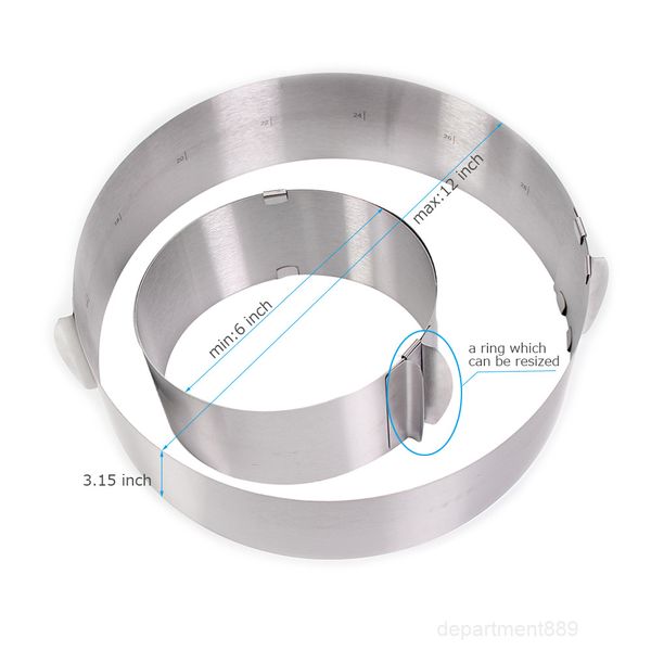 bakeware adjustable stainless steel circle mousse ring ,6 -12inch ,baking tool for birthday cake ,party
bakeware adjustable stainless steel circle mousse ring ,6 -12inch ,baking tool for birthday cake ,party