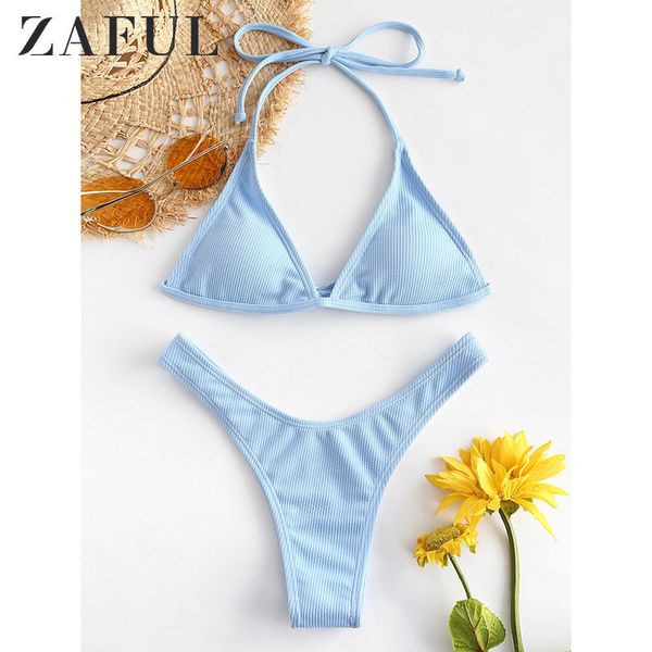 zaful bikini rib padded halter women swimsuit thong bikini set triangle solid swimwear brazilain biquni beach swimming suit t200708, White;black
zaful bikini rib padded halter women swimsuit thong bikini set triangle solid swimwear brazilain biquni beach swimming suit t200708, White;black