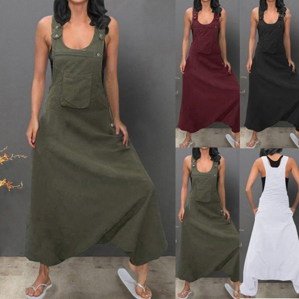 women long jumpsuits plus size women u neck sleeveless backless side pockets baggy long jumpsuits summer casual playsuit #e1, Black;white
women long jumpsuits plus size women u neck sleeveless backless side pockets baggy long jumpsuits summer casual playsuit #e1, Black;white