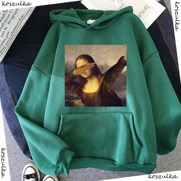 women's hoodies & sweatshirts funny mona lisa hoody female hip hop street hoodie harajuku autumn fleece streetwear fashion green sweats, Black
women's hoodies & sweatshirts funny mona lisa hoody female hip hop street hoodie harajuku autumn fleece streetwear fashion green sweats, Black