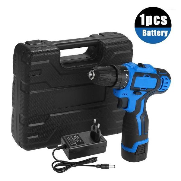 18v cordless drill driver 6a li-ion battery 25+1 torque setting compact drill fast charger 2-variable speed 3/8in keyless chuck1
