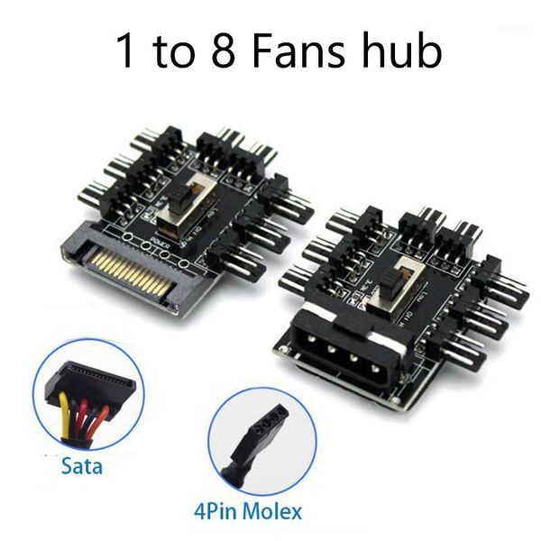 fan hub 1 to 8 3pin pwm sata molex splitter pc mining cable 12v power suppply cooler cooling speed controller 4pin/sata adapter1
fan hub 1 to 8 3pin pwm sata molex splitter pc mining cable 12v power suppply cooler cooling speed controller 4pin/sata adapter1