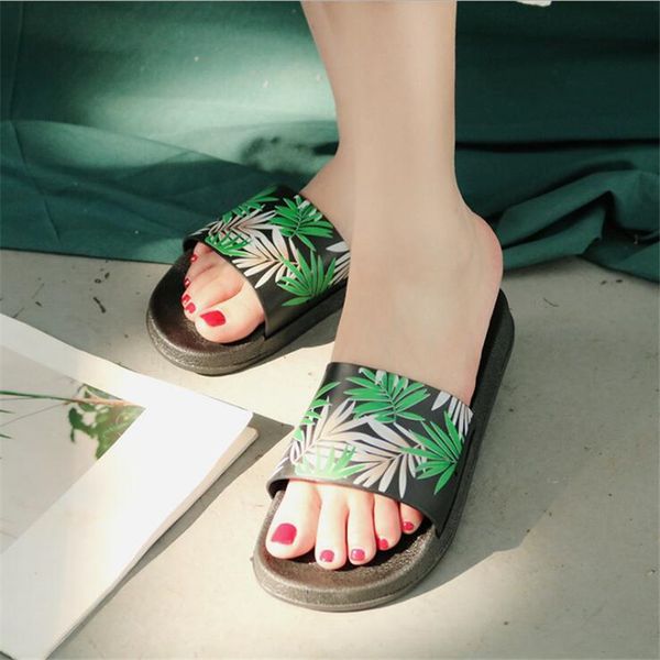 aoxunlong women summer print leaves slippers fashion outdoor beach slides women home slippers bathroom non-slip woman slippers, Black
aoxunlong women summer print leaves slippers fashion outdoor beach slides women home slippers bathroom non-slip woman slippers, Black