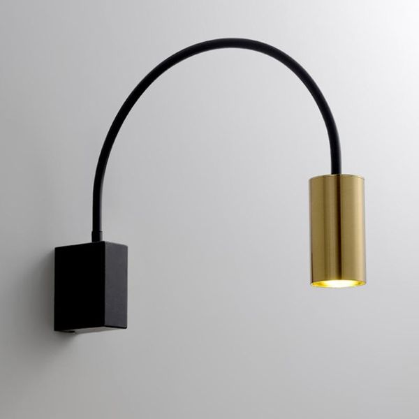 wall lamp modern simple led nordic semicircle wrought iron black gold bedside light rotatable living room aisle sconce
wall lamp modern simple led nordic semicircle wrought iron black gold bedside light rotatable living room aisle sconce