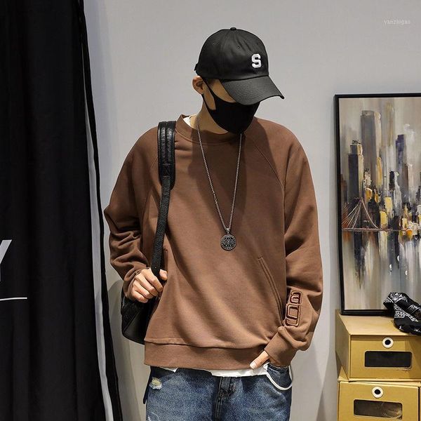 solid color hoodies men's loose trend spring and autumn ins wild round neck pullover embroidery casual, Black
solid color hoodies men's loose trend spring and autumn ins wild round neck pullover embroidery casual, Black