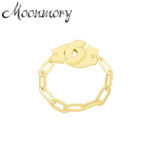 moonmory 925 sterling silver handcuff ring white paper clip chain fashion dating jewelry couple rings christmas gifts menottes, Golden;silver
moonmory 925 sterling silver handcuff ring white paper clip chain fashion dating jewelry couple rings christmas gifts menottes, Golden;silver