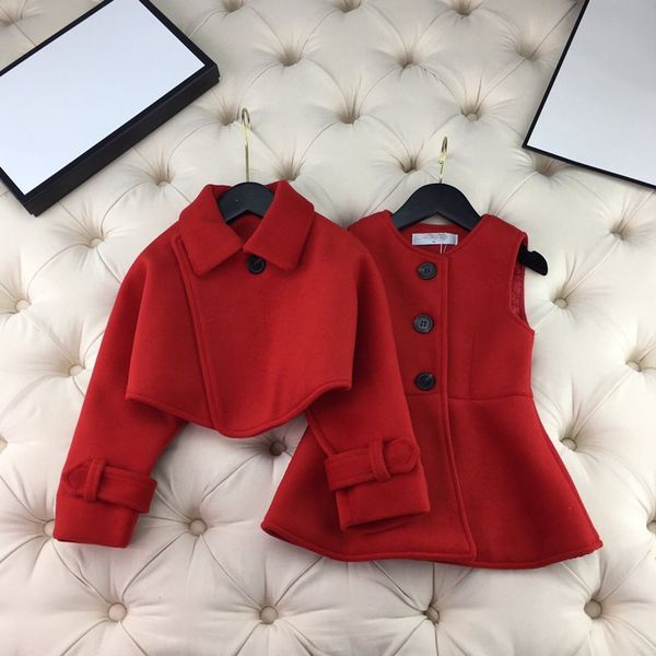 global super classic girls skirt woolen coat cloak coat vest skirt trench coat two-piece ing, White
global super classic girls skirt woolen coat cloak coat vest skirt trench coat two-piece ing, White