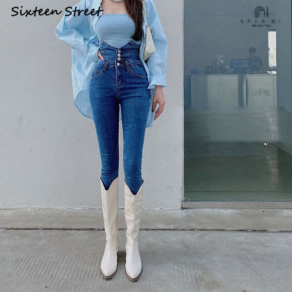 skinny jeans female stretch high waist trousers woman 2020 new autumn winter korean clothing style denim aesthetic button y2k y1214, Blue
skinny jeans female stretch high waist trousers woman 2020 new autumn winter korean clothing style denim aesthetic button y2k y1214, Blue