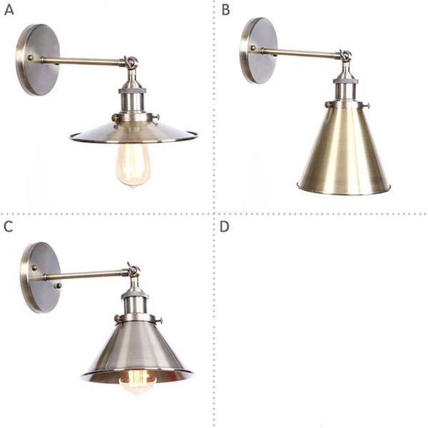 wall lamp hardwire antique metal shade industrial sconce light with oil rubbed bronze for home, restaurant, bar, cafe, club
wall lamp hardwire antique metal shade industrial sconce light with oil rubbed bronze for home, restaurant, bar, cafe, club