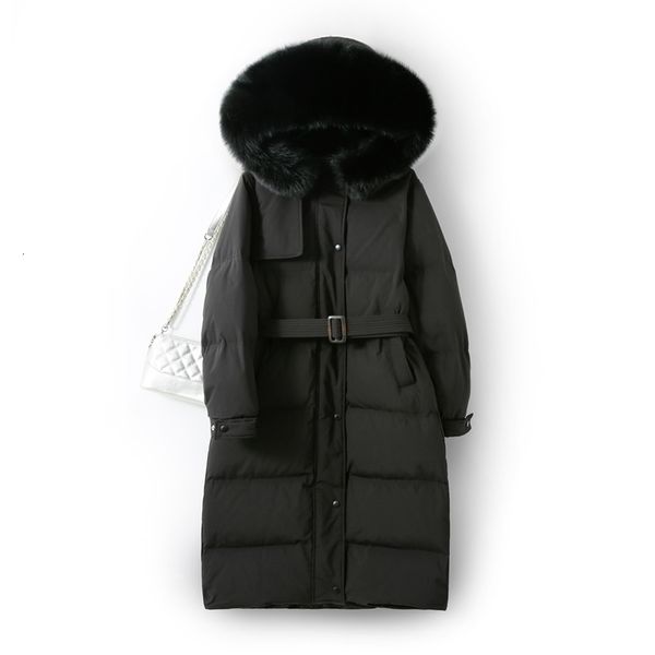 cold 2021 new winter real natural skin 90% white women's thicken jacket proof of long loose water down parkas ovfn, Black
cold 2021 new winter real natural skin 90% white women's thicken jacket proof of long loose water down parkas ovfn, Black