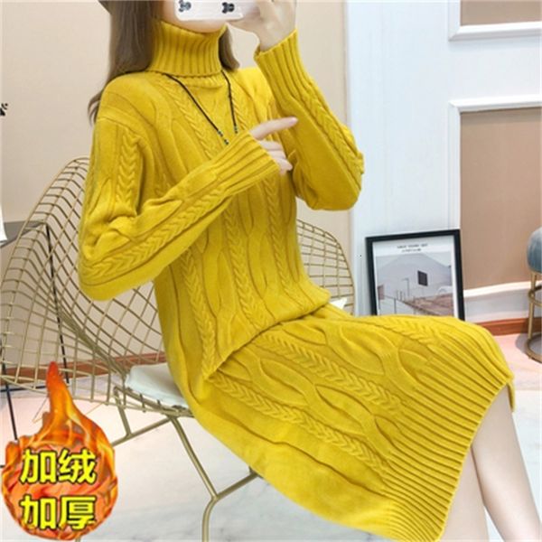 2021 new women's winter dress high collar yellow new korean fashion long sleeve plus size mesh bottoming gown, Black;gray
2021 new women's winter dress high collar yellow new korean fashion long sleeve plus size mesh bottoming gown, Black;gray