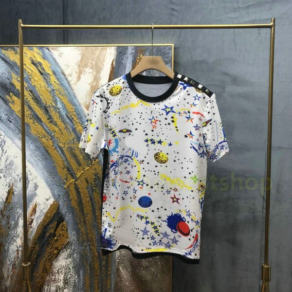 europe spring summer france paris universe star shoulder button tshirt fashion men women short sleeve t shirt casual streetwear cotton tee, White;black
europe spring summer france paris universe star shoulder button tshirt fashion men women short sleeve t shirt casual streetwear cotton tee, White;black