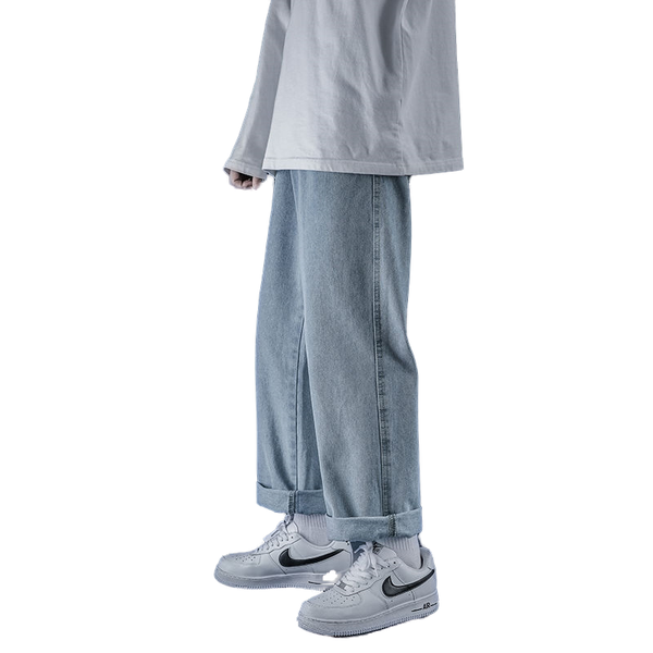 2020 fashion jeans loose straight-fit young men's trousers loose jeans men ing, Blue
2020 fashion jeans loose straight-fit young men's trousers loose jeans men ing, Blue