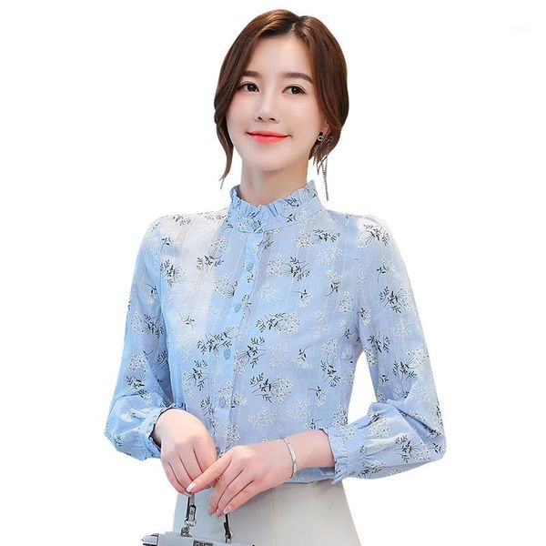 new korea chiffon women blouse elegant floral bottoming office shirts ladies autumn vintage printed blouses blusas mujer1, White
new korea chiffon women blouse elegant floral bottoming office shirts ladies autumn vintage printed blouses blusas mujer1, White