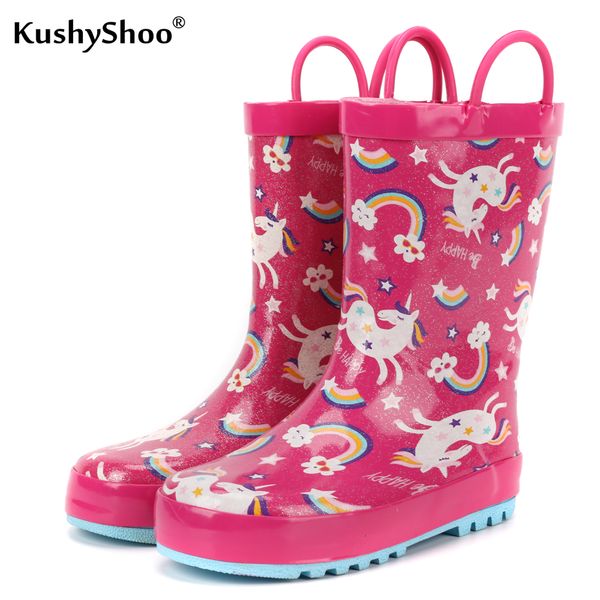 kushyshoo children' outdoor waterproof cute unicorns rain kids 2020 new water toddler girl boots q1216, Black;grey
kushyshoo children' outdoor waterproof cute unicorns rain kids 2020 new water toddler girl boots q1216, Black;grey