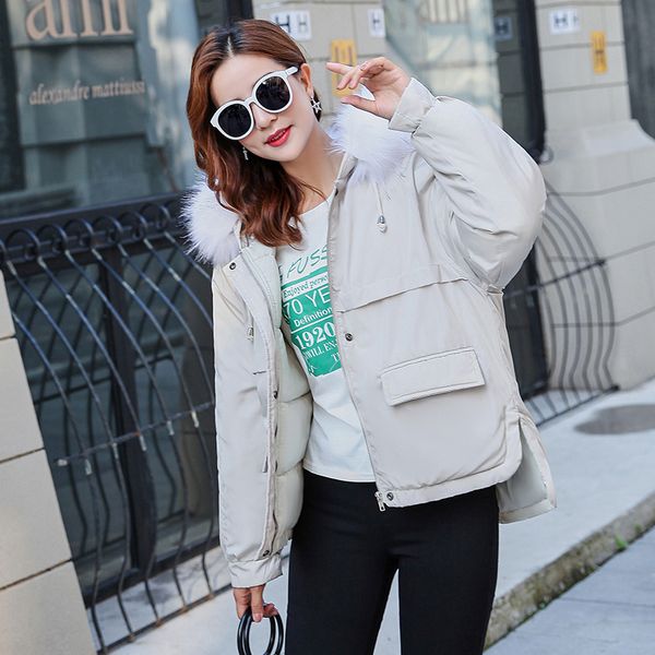 2021 newarrival women winter jacket short style hooded with false fur collar outwear thick women's cold coat jv1d, Black;brown
2021 newarrival women winter jacket short style hooded with false fur collar outwear thick women's cold coat jv1d, Black;brown