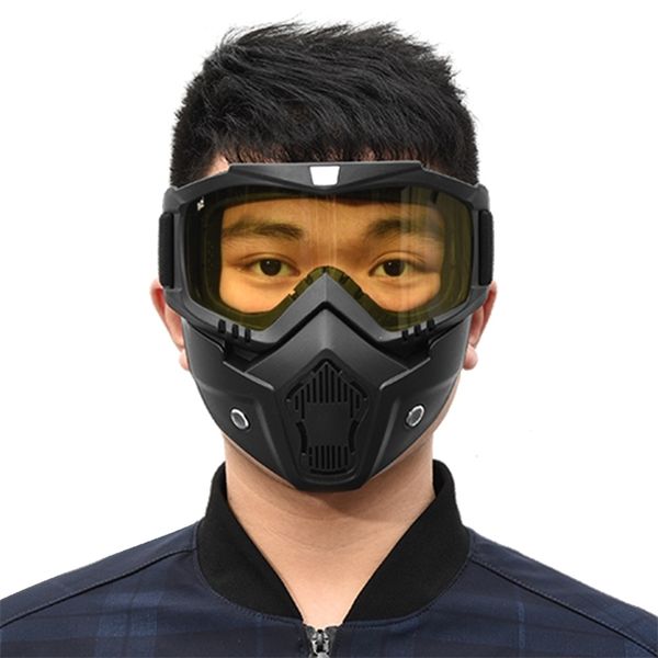 winter snow sports ski snowboard motorcycle full face mask shield goggles glasses yellow color goggles 220110
winter snow sports ski snowboard motorcycle full face mask shield goggles glasses yellow color goggles 220110