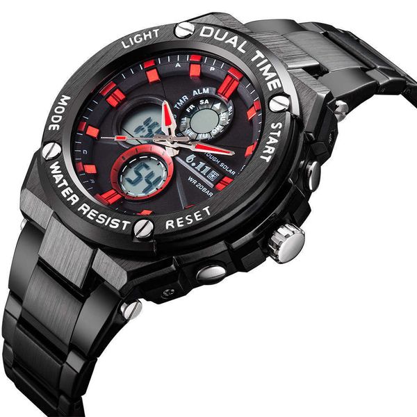 steel 6.11 watch leisure fine band multi function with luminous double movement waterproof outdoor men's quartz watch, Silver
steel 6.11 watch leisure fine band multi function with luminous double movement waterproof outdoor men's quartz watch, Silver