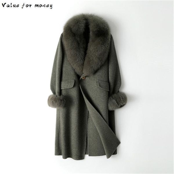 fur collar 5% cashmere 95% wool jacket autumn winter coat women clothes 2020 korean vintage woolen coat long zt48961, Black
fur collar 5% cashmere 95% wool jacket autumn winter coat women clothes 2020 korean vintage woolen coat long zt48961, Black