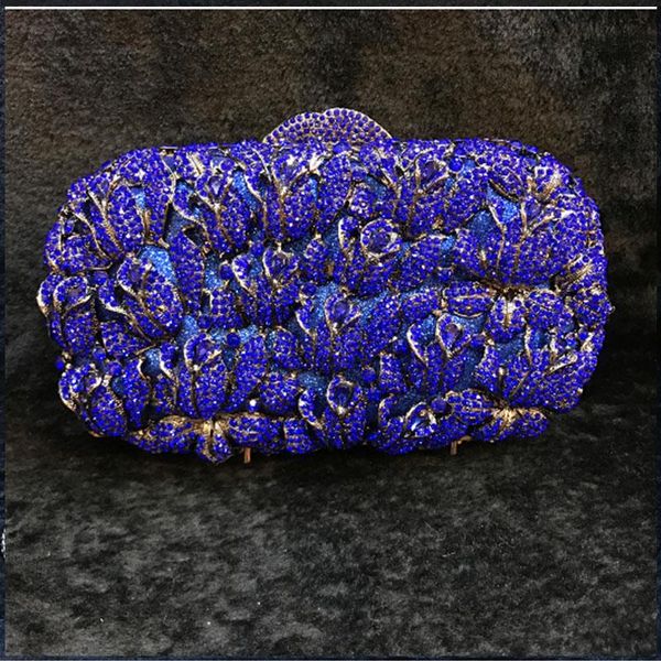 blue/silver crystal diamond flower women crystal purse evening bags clutch bag bridal clutches bags wedding party
blue/silver crystal diamond flower women crystal purse evening bags clutch bag bridal clutches bags wedding party
