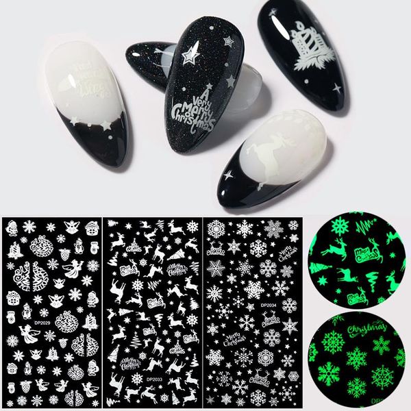 luminous 3d nail sticker snowflake deer self-adhensive transfer stickers nail art slider diy art decal tips decoration, Black
luminous 3d nail sticker snowflake deer self-adhensive transfer stickers nail art slider diy art decal tips decoration, Black