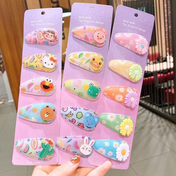 5 pcs set 2020 new korea style sweet simple cute super fruit flower bow hairpin for girl fashion children's hair accessories h wmtvzz, Black;brown
5 pcs set 2020 new korea style sweet simple cute super fruit flower bow hairpin for girl fashion children's hair accessories h wmtvzz, Black;brown