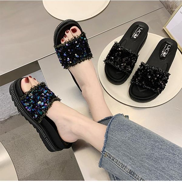 sandals paillette twinkle crystal bordered muffins women open toe creepers sandalias bling thick high heels platform shoes1, Black
sandals paillette twinkle crystal bordered muffins women open toe creepers sandalias bling thick high heels platform shoes1, Black