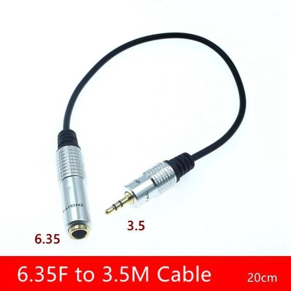 audio aux 6.35mm 1/4" female to 3.5mm 1/8" male stereo headphone plug adapter converter cable 20cm1
audio aux 6.35mm 1/4" female to 3.5mm 1/8" male stereo headphone plug adapter converter cable 20cm1