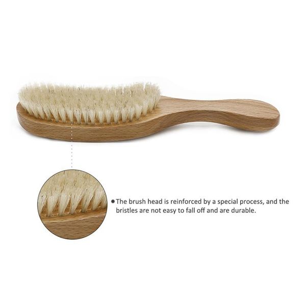 professional wooden handle beard brush for men facial beard shaving tools mustache shaping boar bristle brush hair styling, Silver
professional wooden handle beard brush for men facial beard shaving tools mustache shaping boar bristle brush hair styling, Silver